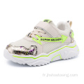 Chaussures de sport respirantes pour enfants occasionnels en plein air